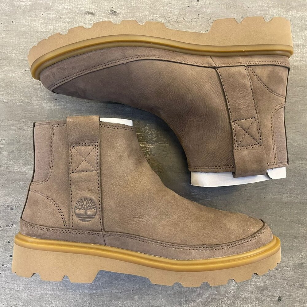 TIMBERLAND WOMEN'S ROWAN WAY MID PULL ON BOOT TAUPE NUBUCK A43V8-EN5 ALL SIZES